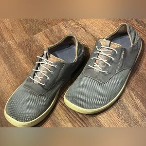 Olukai Nohea Moku Slip On Boat Shoes Dark Shadow Mens Size 12 Wide Toe Box